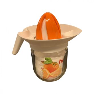 Citromfacsaró üveggel - fehér, narancssárga