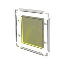 1. Szúnyogháló szett peremes alumínium kerettel