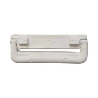   Rolós szúnyoghálóhoz lehajtható fogantyú, fehér - nútba húzható (széles nútos)