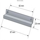 Szúnyogháló ajtóhoz "Z" kilincs - barna