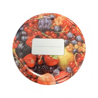 TO 63 Gyümölcs mintás lapka - írható