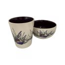 Levendulás reggeliző szett