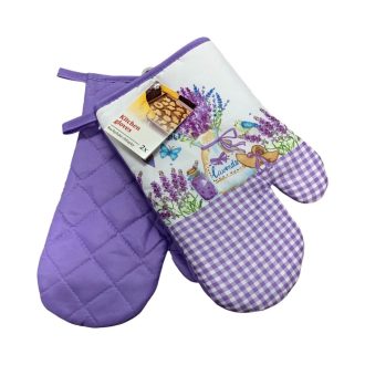 Edényfogó kesztyű - levendulás 2 db-os