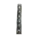 Karácsonyfa gömb, 4 cm, 8 db-os, antikolt ezüst
