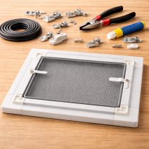 Peremes alumínium keretes szúnyoghálóhoz alkatrészek