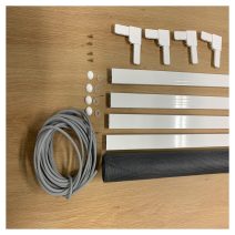 Alumínium keretes szúnyogháló szett (10*25 mm)