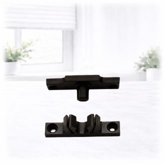 Csappantyú szúnyogháló ajtóhoz - Fekete