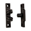 Csappantyú szúnyogháló ajtóhoz - Fekete