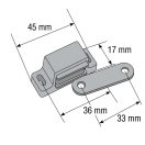 Mágneszár szúnyogháló ajtóhoz - sötétbarna