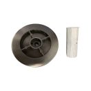 1. Tárcsa és dugó szett (mini) MŰANYAG TENGELYHEZ (csapágy nélkül)