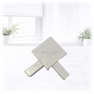 8. Szúnyogháló sarok elem (peremes aluhoz)- fehér