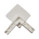 8. Szúnyogháló sarok elem (peremes aluhoz)- fehér