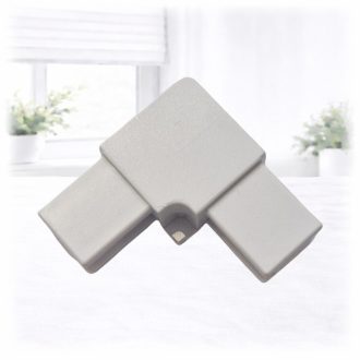 8. Szúnyogháló sarok elem (műanyag kerethez)- fehér