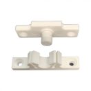 Csappantyú szúnyogháló ajtóhoz - fehér