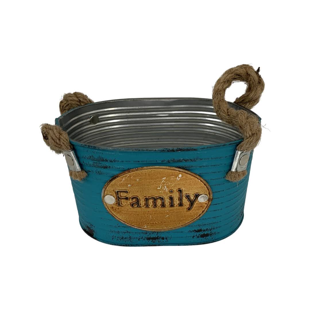 Ötletek a kék kaspóval való dekorálásra