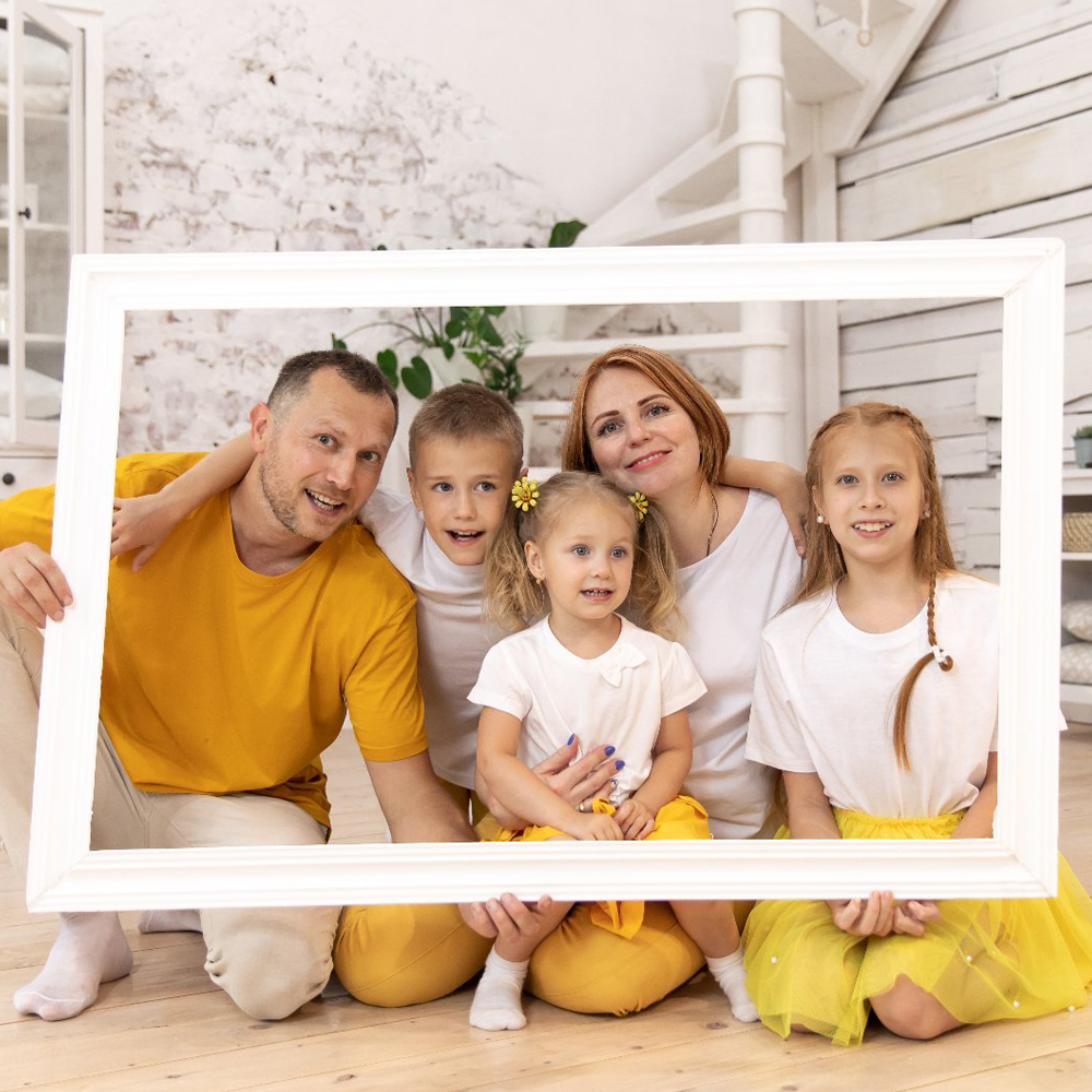 A családi képkeretek legjobb elhelyezése 